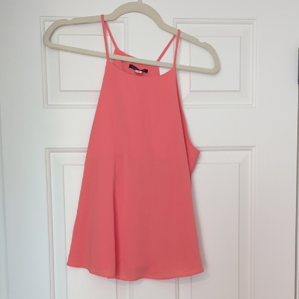 Francesca's Collections Pink Sleeveless Blouse